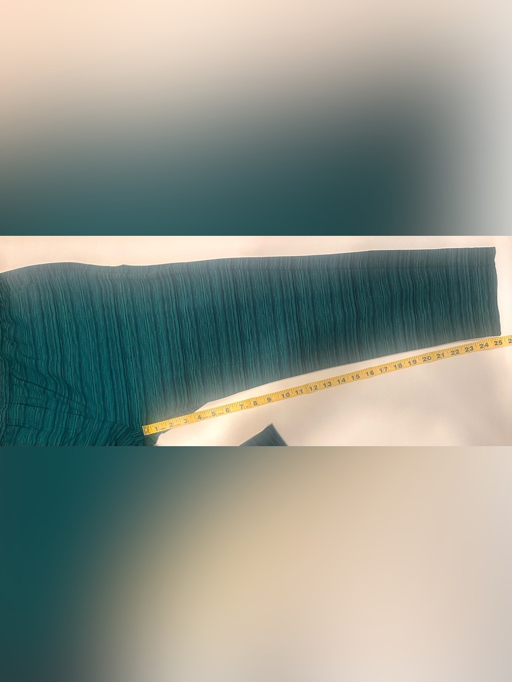 lululemon Vintage Jet Crop Slim Pants Green Blue Stripe Size 10 - Picture 10 of 10